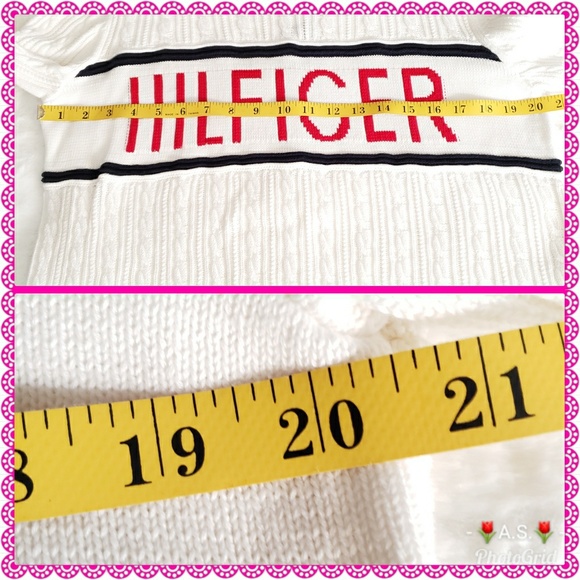 Tommy Hilfiger Sweater Spellout Knit Long Sleeves - Picture 4 of 8